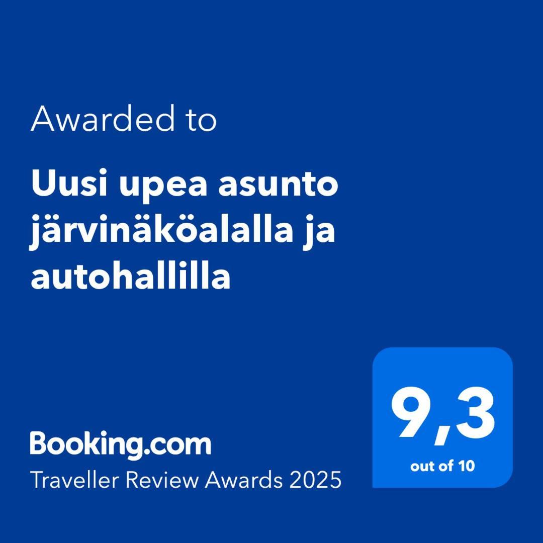 טמפרה Uusi Upea Asunto Jaervinaekoealalla Ja Autohallilla מראה חיצוני תמונה